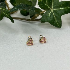 Pink Heart Earrings